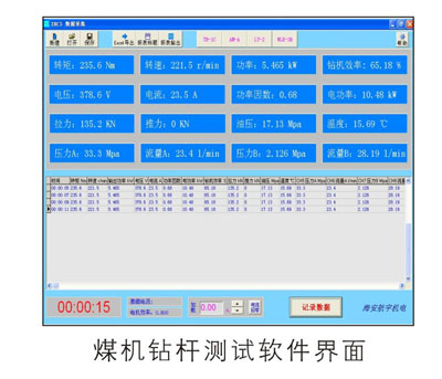 煤機(jī)鉆桿測功