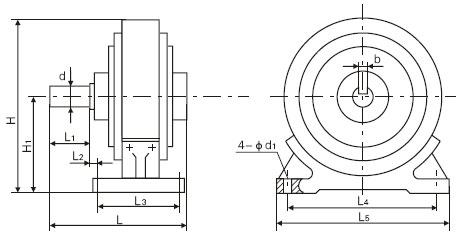 CZ-型機座式磁粉制動器